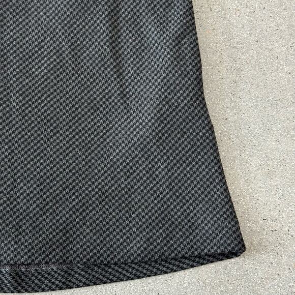 Zara Trafaluc Women's Houndstooth Overall Jumper Skirt Gray/Black Size Medium - Picture 4 of 4